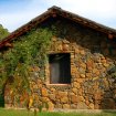 Exterior de la cabaña&Fotografía del lateral de la cabaña