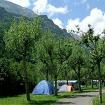 Las parcelas del camping